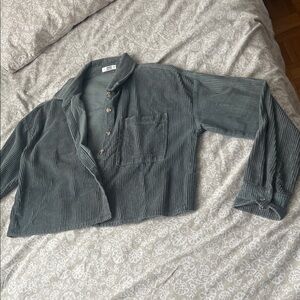 Women’s Green Corduroy Jacket